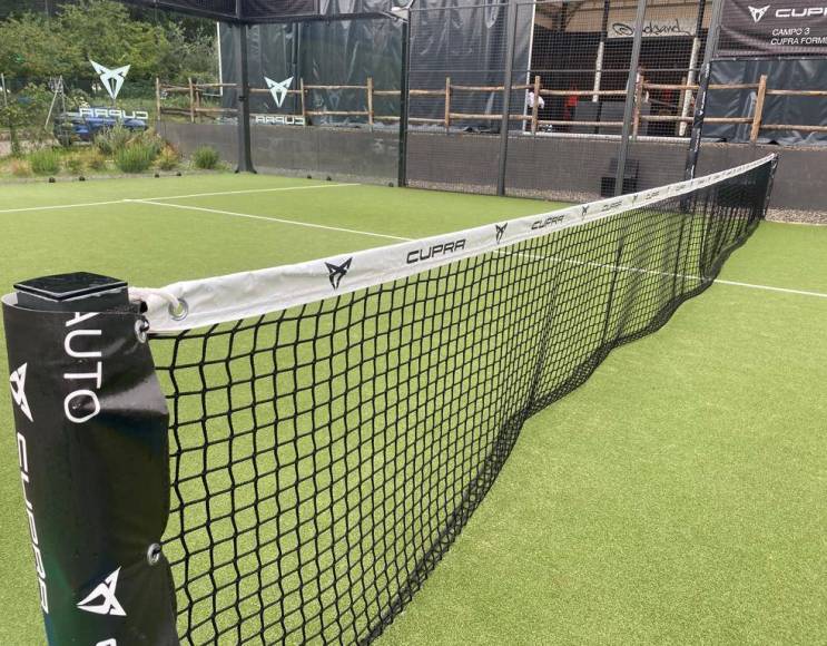 Rete da padel professional con stampa personalizzata